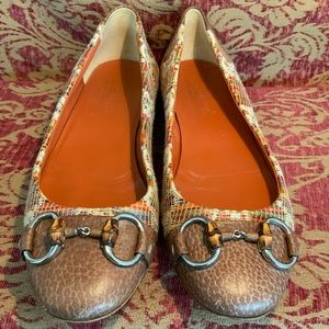 Nice Gucci multicolor US8 sz38 women’s flats shoes
